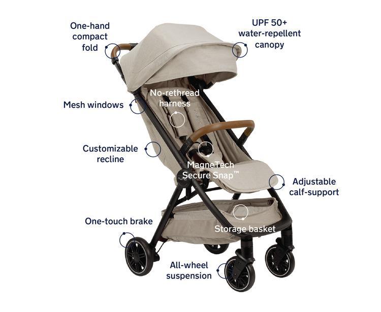 Nuna Trvl Stroller - Hazelwood