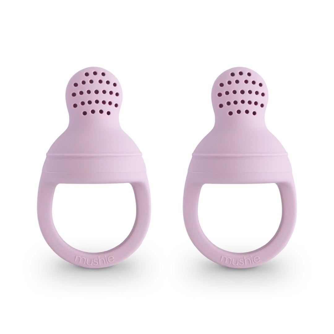 Alimentador Infantil de Silicone Mushie 2 Peças Soft Lilac - Mushie Babytunes