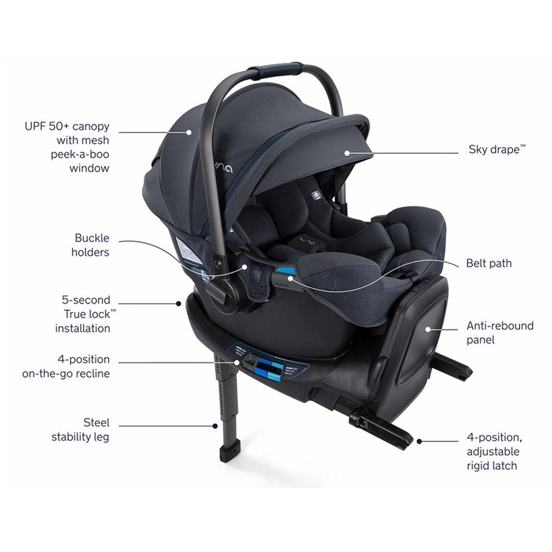 Bebê Conforto Nuna Pipa RX + Base RELX Ocean - Nuna Babytunes