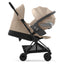 Carrinho De Bebê Cybex Coya Matt Black Cozy Beige - Cybex Babytunes