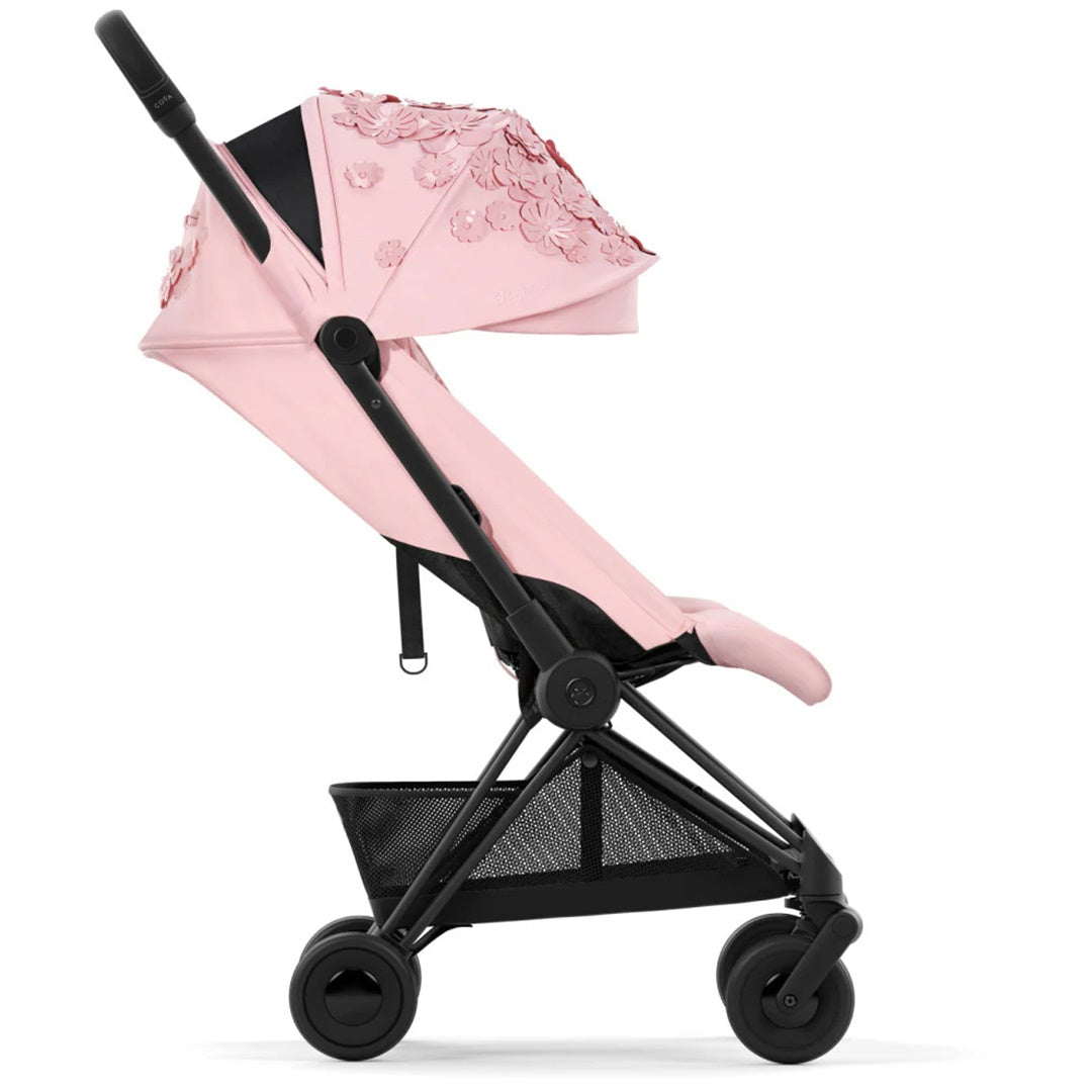 Carrinho De Bebê Cybex Coya Simply Flowers Matt Black Blush