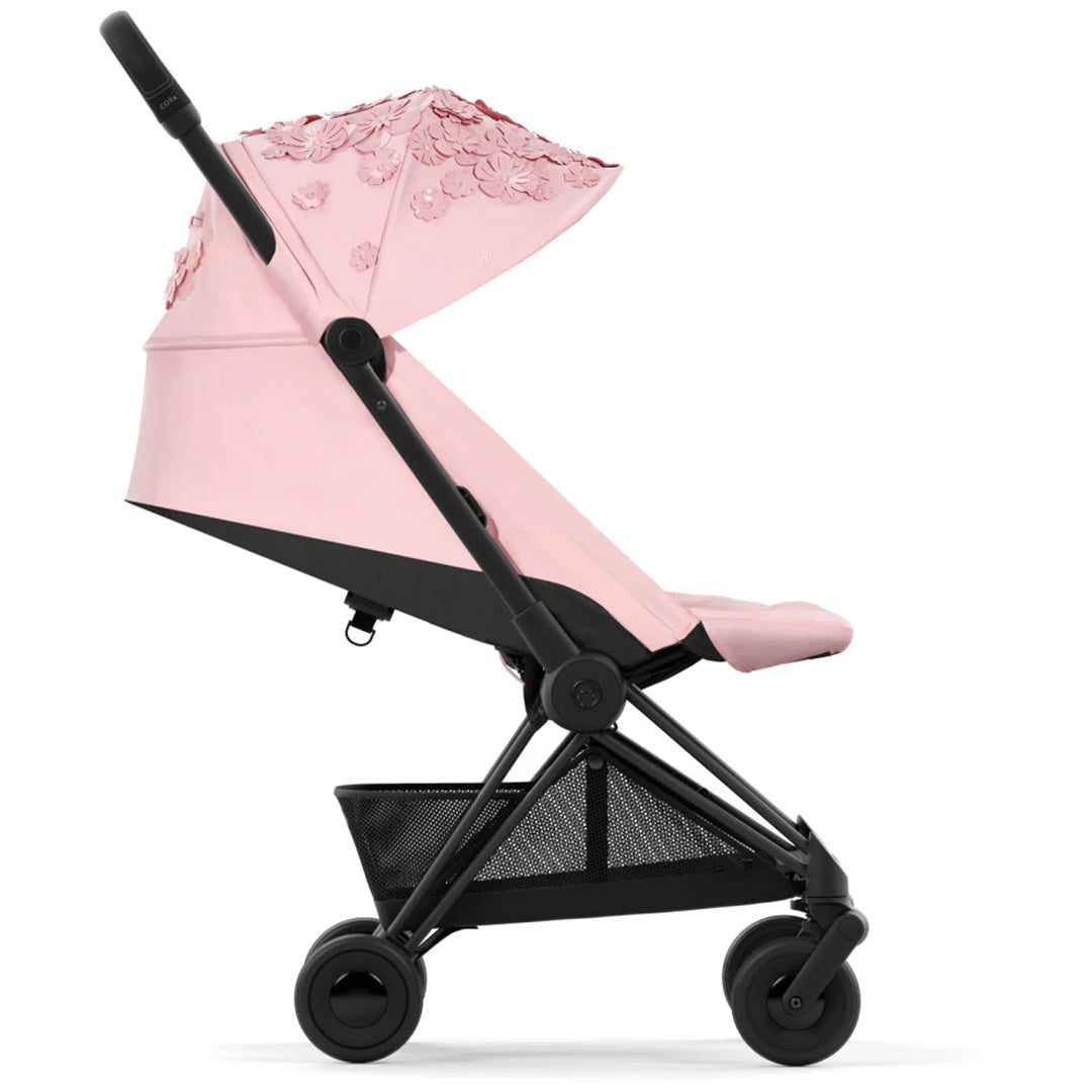 Carrinho De Bebê Cybex Coya Simply Flowers Matt Black Blush