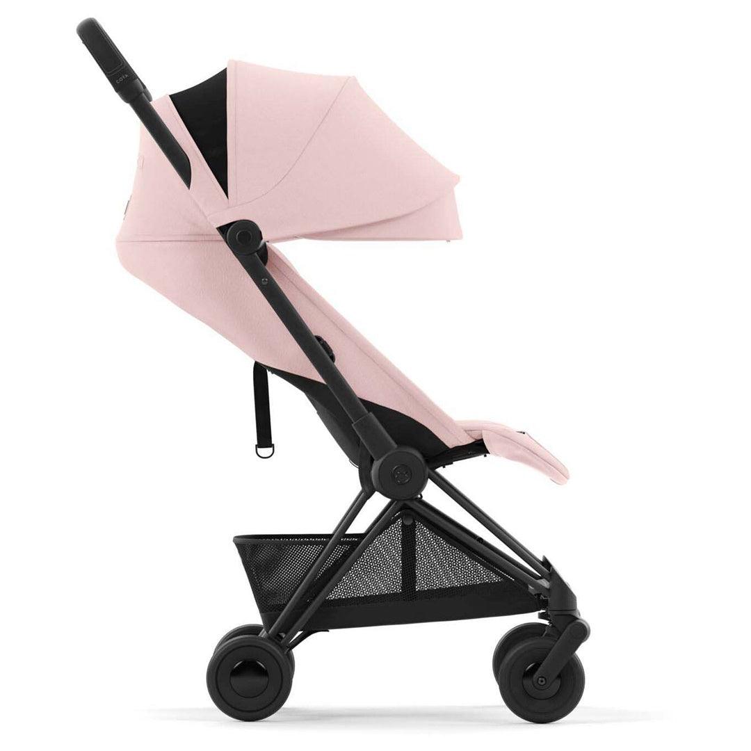 Carrinho De Bebê Cybex Coya Matt Black Peach Pink - Cybex Babytunes