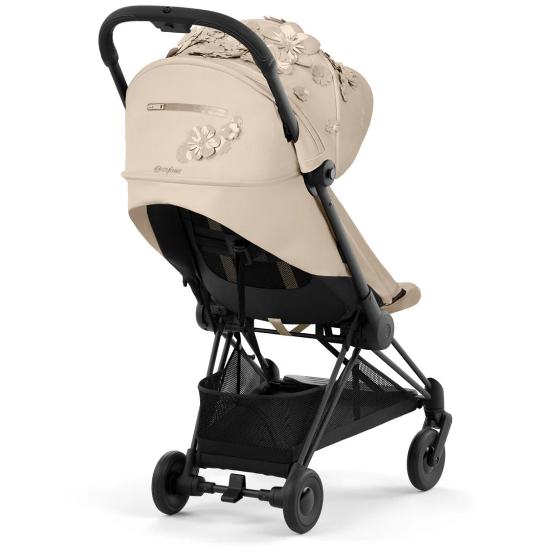 Carrinho De Bebê Cybex Coya Simply Flowers Matt Black Beige