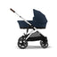 Carrinho De Bebê Cybex Gazelle S Ocean Blue (Silver Frame) - Cybex Babytunes