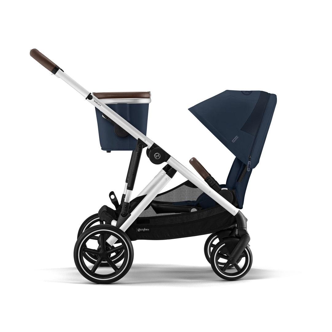 Carrinho De Bebê Cybex Gazelle S Ocean Blue (Silver Frame) - Cybex Babytunes