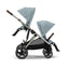 Carrinho De Bebê Cybex Gazelle S Sky Blue (Taupe Frame) - Cybex Babytunes