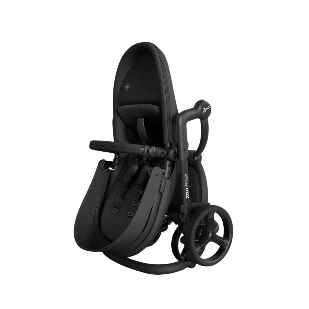 Carrinho de Bebê Mima Xari Max Preto Com Estrutura e Assento Preto - Mima Babytunes