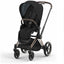 Carrinho De Bebê Cybex Priam 4 Rose Gold Deep Black - Cybex Babytunes