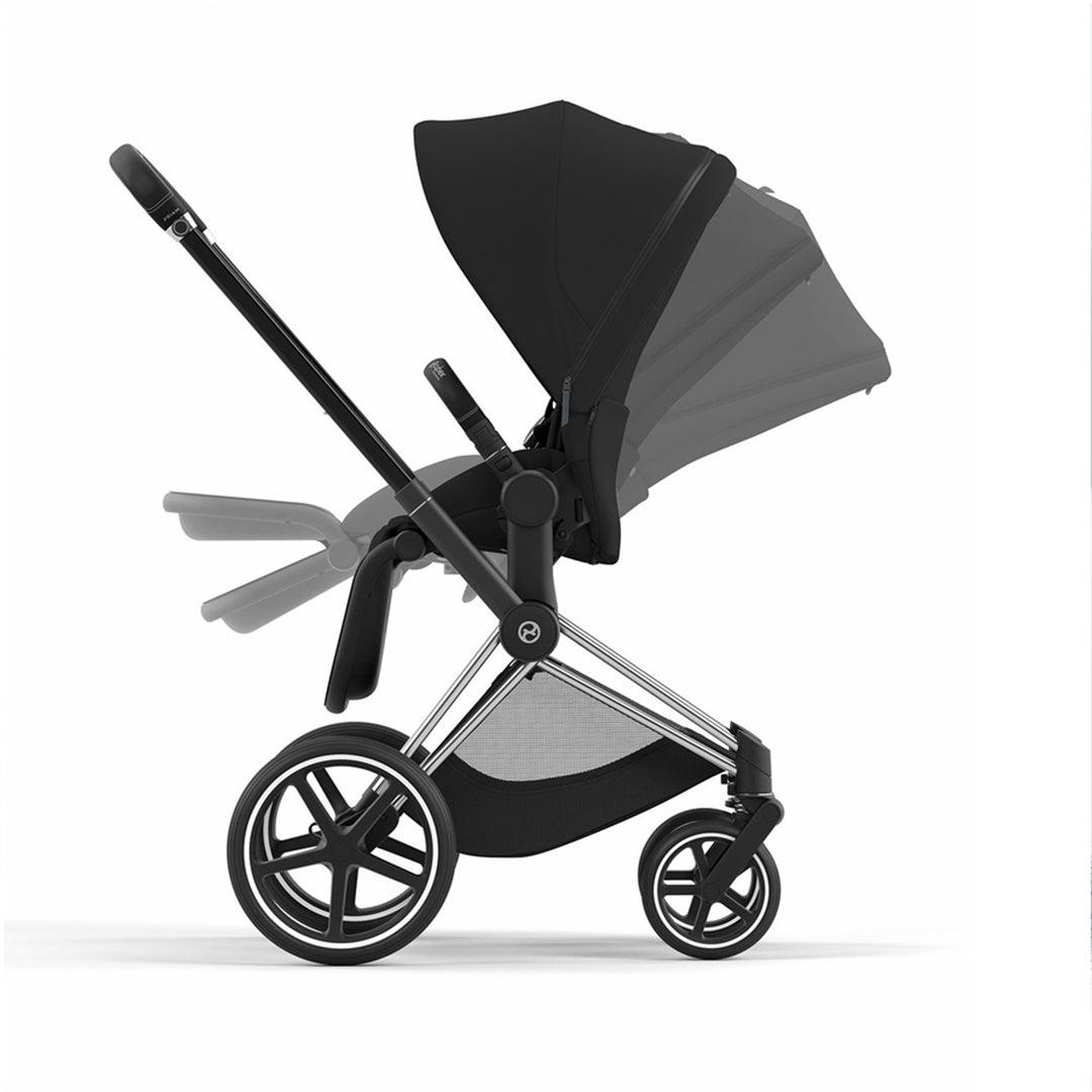 Carrinho De Bebê Cybex Priam 4 Black Deep Black - Cybex Babytunes