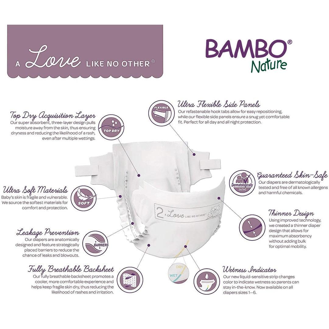 Fraldas Eco Friendly Premium Dream Bambo Nature 36 Unidades - Bambo Nature Babytunes