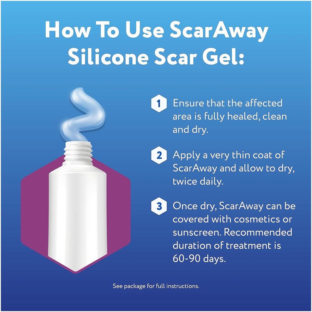 Gel de Silicone Para Redução De Cicatrizes ScarAway 10G - ScarAway Babytunes