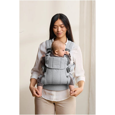 Canguru BabyBjörn Harmony Woven Mélange Light gray