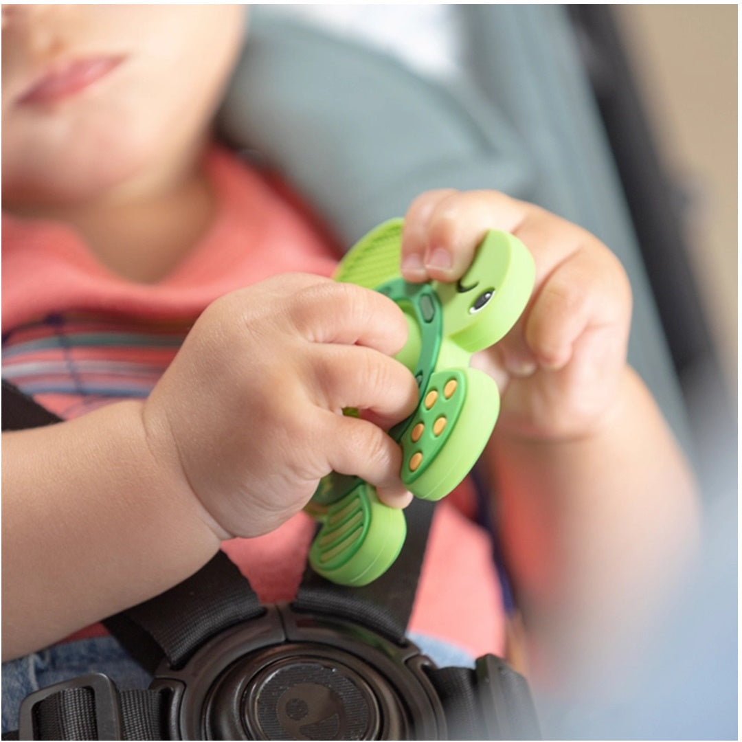 Nuby Teethe N' Pop Sensory Play Turtle Teether