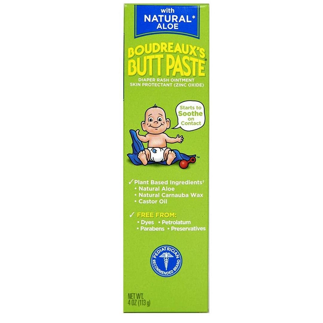 Pomada Boudreaux's Para Assadura Butt Paste Natural Aloe 113Gr - Boudreaux'S Babytunes