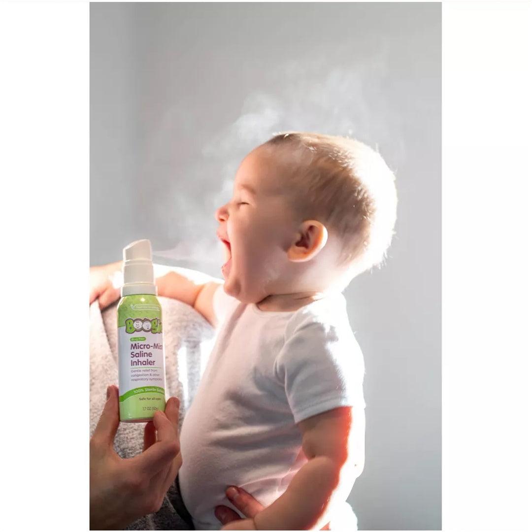 Inalador Spray Saline Micro-Mist Boogie Para Constipação Nasal - Boogie Wipes Babytunes