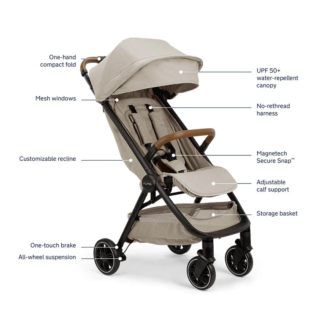 Nuna Trvl + Pipa Urbn Travel System - Hazelwood