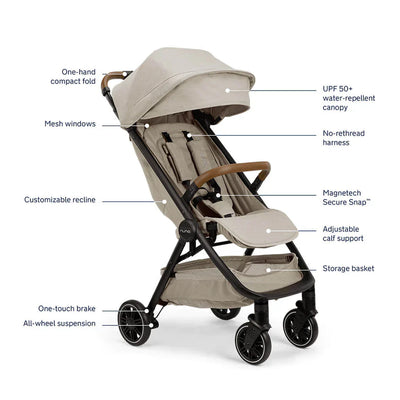 Nuna Trvl + Pipa Urbn Travel System - Hazelwood