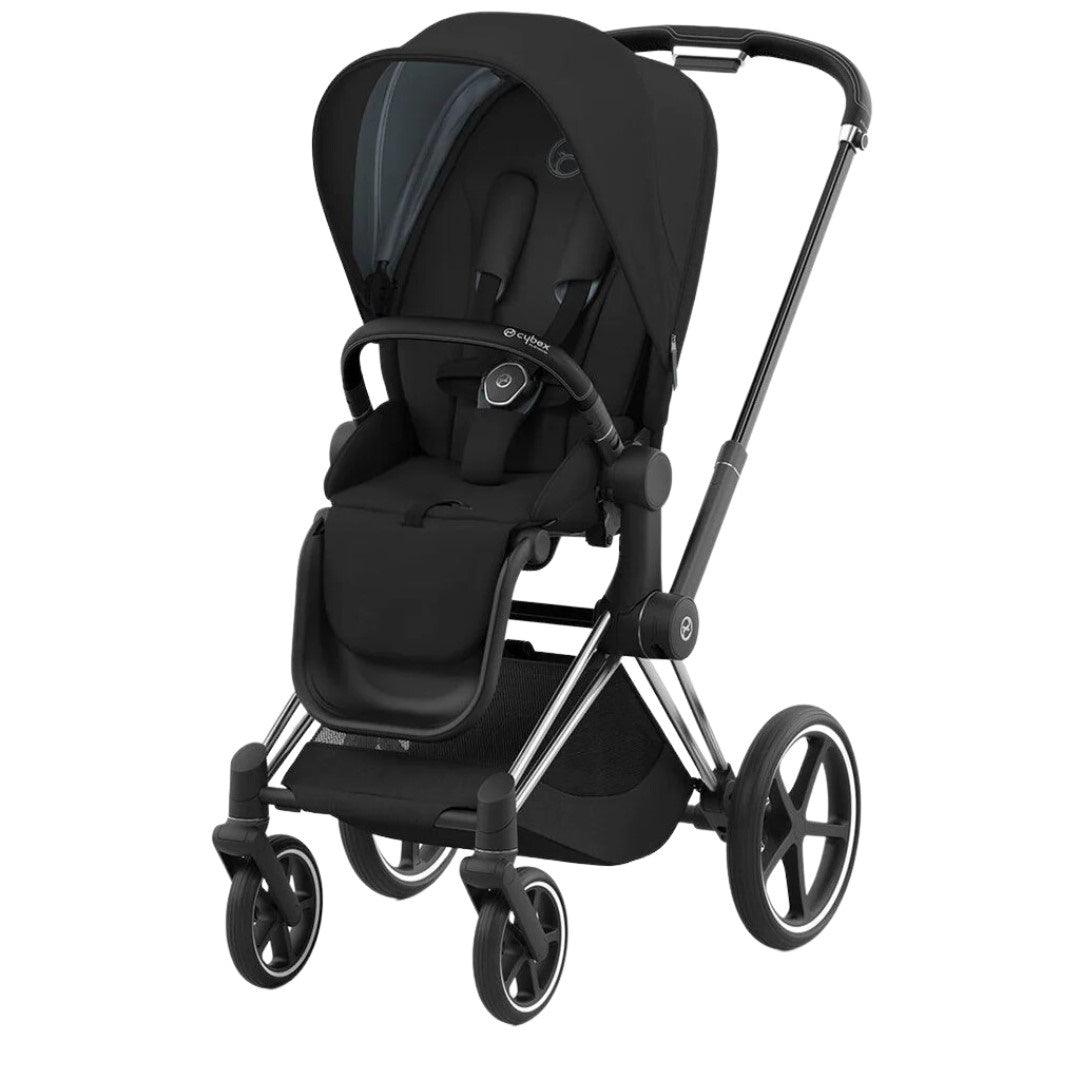 Carrinho De Bebê Cybex Priam 4 Black Deep Black - Cybex Babytunes